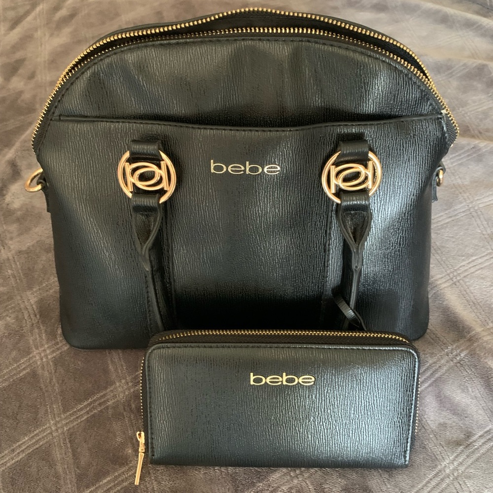 Bebe matching purse and wallet set